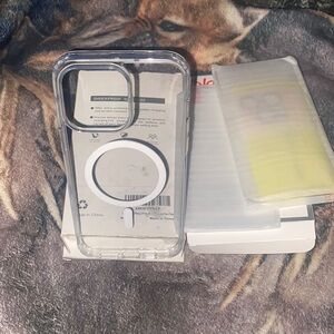 Clear Phone Case with Ring Holder